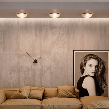 Светильник настенно-потолочный Runden Кракелюр 250 001425-2