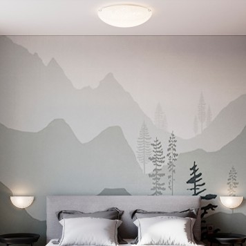 Светильник настенно-потолочный Runden Кракелюр 400 001440-2