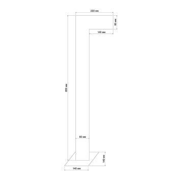 Уличный фонарь Runden Тор II V10211-10