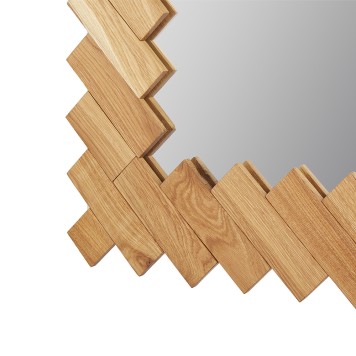 Зеркало Runden Дубовые планки V20083-6