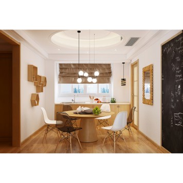 Зеркало Runden Дубовые планки V20083-2