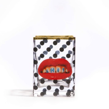 Ваза декоративная Seletti Toiletpaper Glass Vase 14120