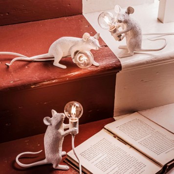 Лампа настольная Seletti Mouse Lamp 15220-1