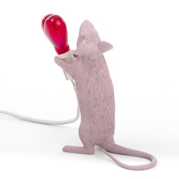 Лампа настольная Seletti Mouse Lamp 15220SV-1