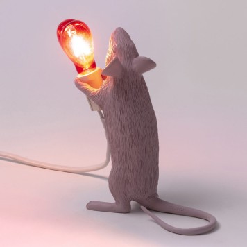 Лампа настольная Seletti Mouse Lamp 15220SV-6