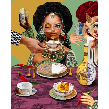 Тарелка декоративная Seletti Hybrid 9121-2