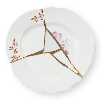 Тарелка декоративная Seletti Kintsugi 9601-4