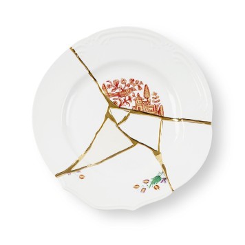 Тарелка декоративная Seletti Kintsugi 9611-4
