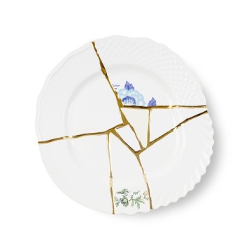 Тарелка декоративная Seletti Kintsugi 9613-4