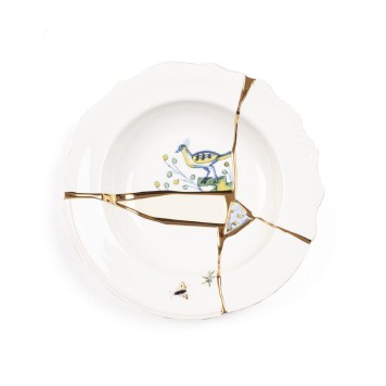 Тарелка декоративная Seletti Kintsugi 9621