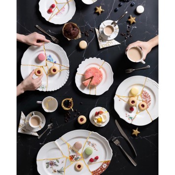 Кофейная пара Seletti Kintsugi 9641-1