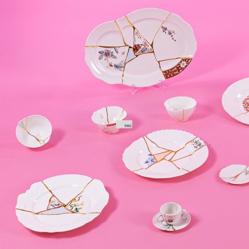 Кофейная пара Seletti Kintsugi 9641-2