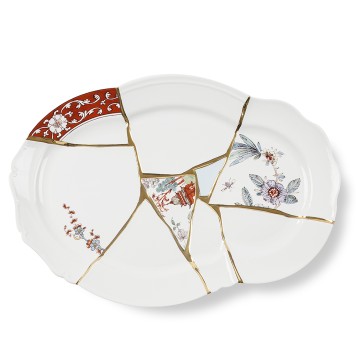 Тарелка декоративная Seletti Kintsugi 9655