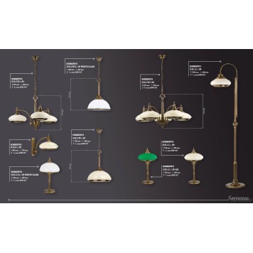 Люстра Kutek Sorrento SOR-ZWR-1(P)-1
