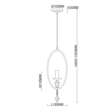Люстра Stilfort Grace 1053/09/01P-2