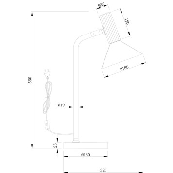 Лампа настольная Stilfort Martinini 2182/05/01T-1
