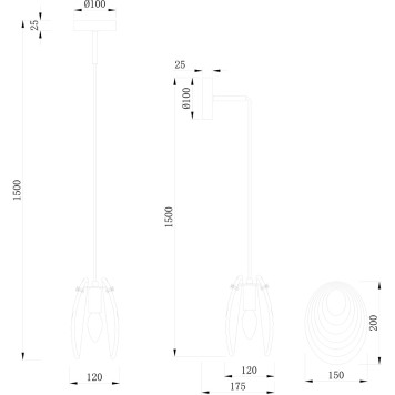 Люстра Stilfort Aura 2183/02/01PW-3