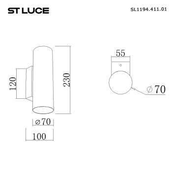 Бра ST-Luce Earthy SL1194.411.01-3