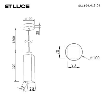 Люстра ST-Luce Earthy SL1194.413.01-3