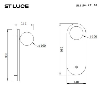 Бра ST-Luce Earthy SL1194.431.01-3