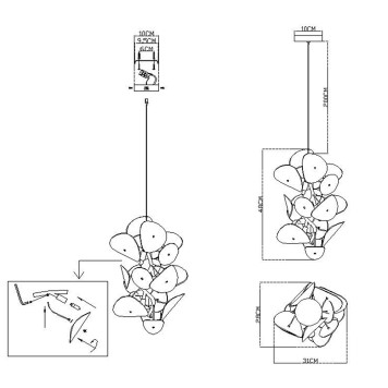 Люстра ST-Luce Dahlia SL1518.303.05-1