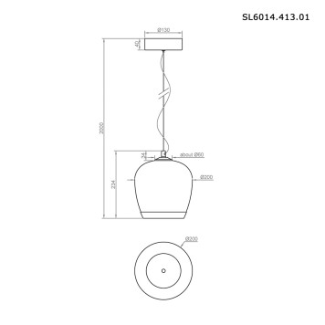 Люстра ST-Luce Ripple SL6014.413.01-5
