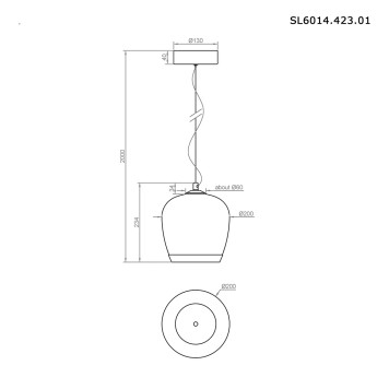 Люстра ST-Luce Ripple SL6014.423.01-4