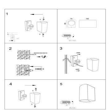 Уличный настенный светильник ST-Luce Borgo SL9001.401.02-3
