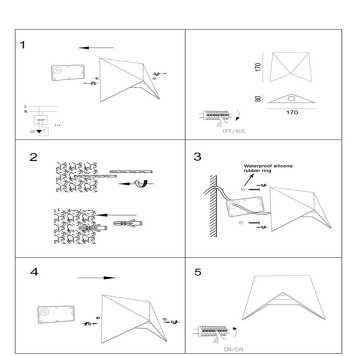 Уличный настенный светильник ST-Luce Canetto SL9503.501.01-3