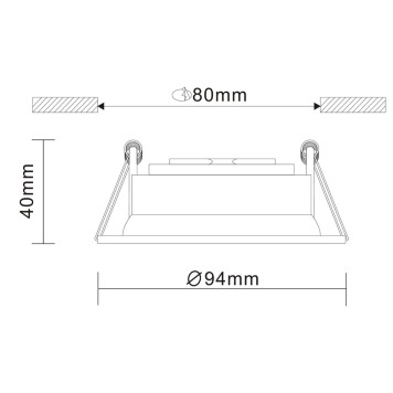 Светильник точечный ST-Luce Misura ST208.408.01-6