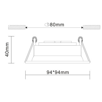 Светильник точечный ST-Luce Misura ST208.418.01-5