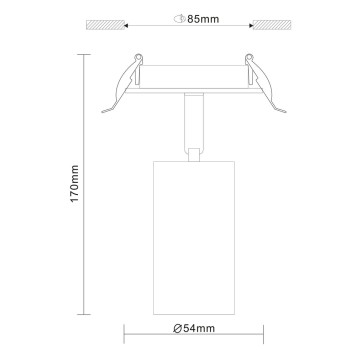 Светильник точечный ST-Luce Dario ST303.408.01-6