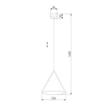 Люстра TK Lighting Cono 10077-1