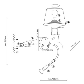 Бра TK Lighting Maja 10080-4