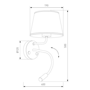 Бра TK Lighting Maja 10081-3