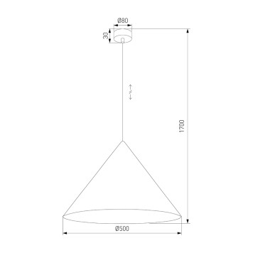 Люстра TK Lighting Cono 10088-1