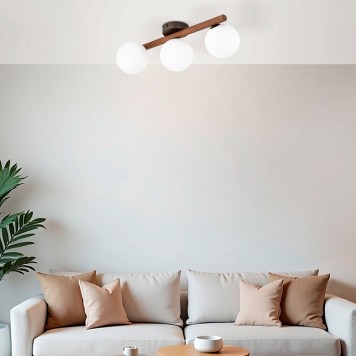 Светильник потолочный TK Lighting Estera Wood 10269-1