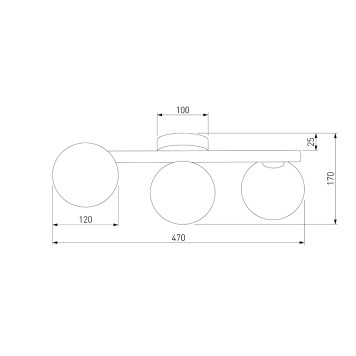 Светильник потолочный TK Lighting Estera Wood 10269-4