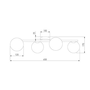 Светильник потолочный TK Lighting Estera Wood 10270-5