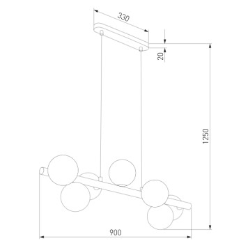 Люстра TK Lighting Estera Wood 10272-4