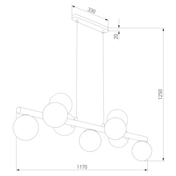 Люстра TK Lighting Estera Wood 10273-6