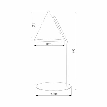 Лампа настольная TK Lighting Cono 16009-2