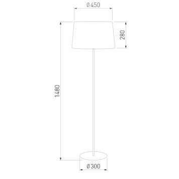 Торшер TK Lighting Maja 2918-1