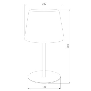 Лампа настольная TK Lighting Maja 2936-3