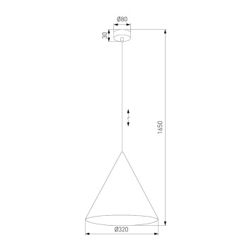 Люстра TK Lighting Cono 3281-3