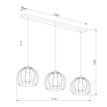 Люстра TK Lighting Universo 4483-1