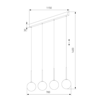 Люстра TK Lighting Martin 4503-2