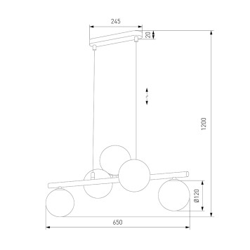 Люстра TK Lighting Estera 4549-4