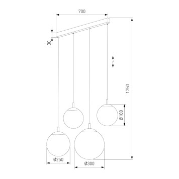 Люстра TK Lighting Esme 4790-1