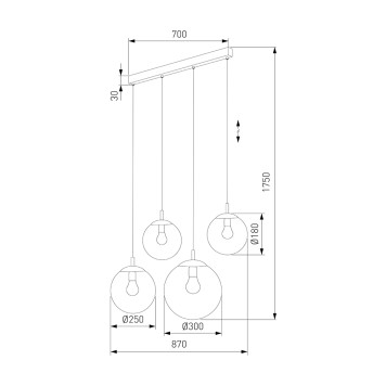 Люстра TK Lighting Esme 4795-2